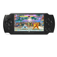 JXD 4.3 inch 8GB Handheld Portable Game Console Built in 1200+Real Video Games for gba/gbc/SFC/fc/SMD Games mp3/mp4/mp5/DV/DC Function (Black)