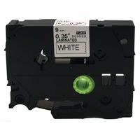 NEOUZA Black on White Label Tape Compatible for Brother TZ TZe 221 TZ-221 TZe-221 9mm P-Touch 8m 0.35" x 26.2'