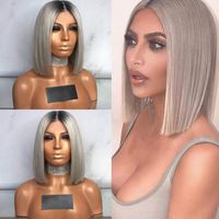 WILLTOO Wigs for Women, Full End Short Bob Wigs for Black Women