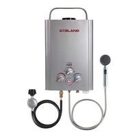 Tankless Water Heater, GASLAND Outdoors BE158S 1.58GPM 6L Portable Gas Water Heater, Energy-efficient Propane Water Heater for RV Camping Cabin Barn Boat, Overheating Protection, Easy Installation