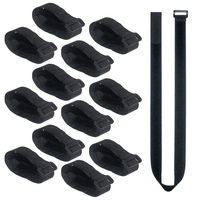 Uonika 36 inch Cable Straps,12 pcs Reusable Fastening Hook and Loop Utility Cable Ties Down Wraps Adjustable Cinch Straps