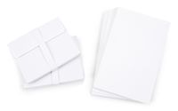 Darice 1103-69 Blank Cards and Envelopes - White - 4.25" x 5.5" - 50 pcs - Value Pack