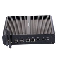 Fanless Mini PC,Desktop Computer,with Windows 10 Pro/Linux Ubuntu Support,Intel Core I7 4650U,(Black),[HUNSN BM02],[2HDMI/2LAN/4USB3.0/4USB2.0/1OpticalL/1Card Reader/WiFi],(16G RAM/240G SSD)