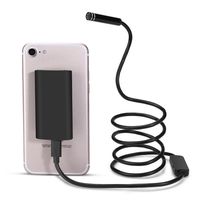 Smartphone Borescope WiFi Inspection Camera Snake Endoscope 8mm 2.0 Megapixels COMS HD 6 LED 5M Waterproof Tube Camera for iOS iPhone Android iPads Tablet Windows - 16.4 ft [New Version]