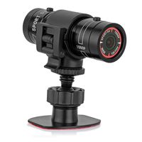 GordVESJB012 Mini Sports Camera 1080P Full HD Action Waterproof Sport Helmet Bike Helmet Video Camera DVR AVI Video Camcorder Support 32GB TF Card Ideal for Climbing Skiing Riding etc