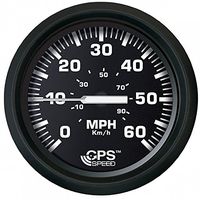 Faria 32816 Euro Speedometer Gauge 60 MPH GPS Studded-4"