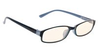 UV Protection, Anti Glare,Anti-Reflective Small Computer Reading Glasses（Blue，+3.00）