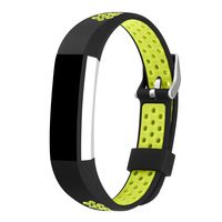 iGK Silicone Replacement Bands Compatible for Fitbit Alta and Fitbit Alta HR, Newest Adjustable Sport Strap Smartwatch Fitness Wristbands Silicone Fluorescent Yellow