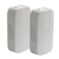 Smart Door and Windows Sensor WiFi Door Open Alarm Phone APP Alert for Personal Security,Home Automation Doorbell Compatible with Alexa Google Home IFTTT,Wireless Battery Operated Door Chime 2 Pack