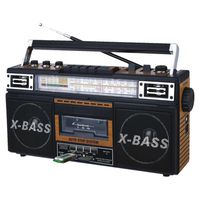QFX J-22U 4-Band Radio Cassette to MP3 Converter Recorder Player USB/SD/MP3 Electronic Accessories