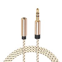Lefthigh Audio Aux Headphones Cable Extension Cords, 3.5mm Male To Female Stereo Audio 0.5/1/1.8/3m Length (3m)