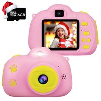[Christmas Kids Gift] Kids Camera,RegeMoudal Kid Digital Cameras for Girls or Boys Age 3-12,1080P HD 8MP Shockproof Cameras Great Gift for Kids (16G SD Card Included)