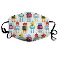 Multi Robot Dust Mask,Washable and Reusable Cleaning Gardening Outdoor Activities Warm Windproof Mask