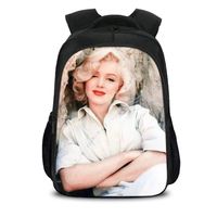 Womens Marilyn Monroe Backpack Laptop Bag Back to School