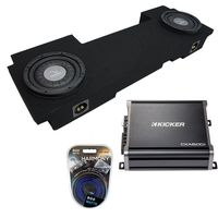 Compatible with 2002-2013 Chevy Avalanche Underseat Harmony F124 Dual 12" Sub Box & CXA600.1 Amp (Renewed)