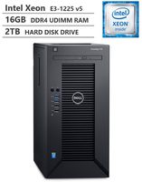 2019 Newest Dell PowerEdge T30 Premium Business Tower Server Desktop, Intel Xeon E3-1225 v5 up to 3.70GHz, 16GB DDR4 ECC UDIMM Memory, 2TB 7200RPM HDD, HDMI, DisplayPort, DVD-RW, No Operating System