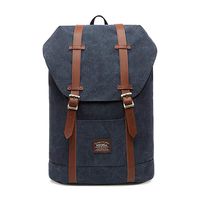 Lightweight Outdoor Backpack, KAUKKO Travel Casual Rucksack Laptop Daypack for 15" (3BLACK)