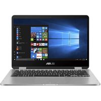 New ASUS VivoBook 2 in 1 Flip 14" FHD LCD Touchscreen Laptop Computer, Intel Pentium N5000 up to 2.7GHz, 4GB LPDDR4, 64GB eMMC, Bluetooth, Webcam, Micro HDMI, Fingerprint Reader, Window 10 in S Mode