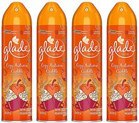 Glade Air Freshener Spray - Limited Edition - Holiday Collection 2018 - Cozy Autumn Cuddle - Net Wt. 8 OZ (227 g) Per Can - Pack of 4 Cans