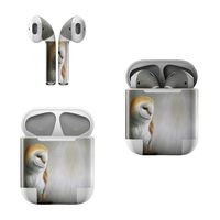 Skin Decals for Apple AirPods - Barn Owl - Sticker Wrap Fits 1st and 2nd Generation