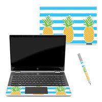 Mightyskins Skin Compatible with Hp Pavilion X360 14" (2018) - Beach Towel | Protective, Durable, and Unique Vinyl Decal Wrap Cover | Easy to Apply, Remove, and Change Styles | Made in The USA