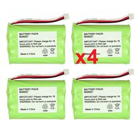 4 Fenzer Rechargeable Cordless Phone Batteries for Uniden BT-930 BT930 Cordless Telephone Battery Replacement Packs