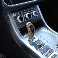 Sands Wood Grain Style for Rangerover Sport 2014 2015 2016 2017 ABS Plastic Gear Shift Head Cover Trim Car Accessory