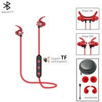 Bluetooth Headphones，Best Wireless Sports Earphones w/Mic IPX4 Waterproof HD Stereo Sweatproof Earbuds for Gym Running Workout 5 Hour Battery Noise Cancelling Headsets ...