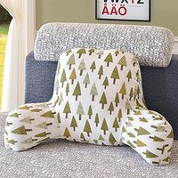 hainiter Backrest Pillow Reading Pillow Sitting Support Bed Pillow with Arms for Comfort While Reading & Relaxing (Foam Filled for Kids, Children)