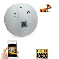 Winsper HD 1080P WiFi Hidden Spy Camera Smoke Detector, Mobile Phone Remote Monitoring Motion Detection Mini Video Recorder for Home Office Store