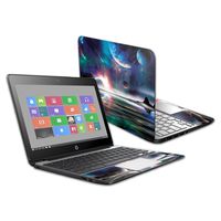 MightySkins Skin Compatible with HP Chromebook 11 G5 11.6" - Space Horizon | Protective, Durable, and Unique Vinyl Decal wrap Cover | Easy to Apply, Remove, and Change Styles | Made in The USA