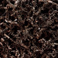 Crinkle Cut Shredded Paper 1/2 Pound - Shred Gift Basket Filling and Packing by Emerald Craft & Hobby (Brown)