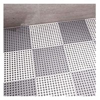 GHHZZQ Bathtub Mats Non-Slip Splice Breathable Kitchen Foot Pad Shower Stall Mat Residential, 5 Colors, 30x30cm, 1 cm Thick, 4 Pieces (Color : E, Size : 6-Tiles)