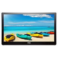 AOC I1659FWUX 15.6in USB-Powered Portable Monitor, Full HD 1920x1080 IPS, Built-in Stand, VESA (Renewed)