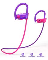 Bluetooth 5.0 Wireless Headphones, HSPRO IPX7 Sport Earphones 15H Playtime, Wireless Earbuds with RCV Noise Canceling Mic for Running, Gym, Workout