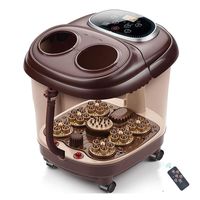 Wxnnx Foot Spa Massager, Heated Bath, Automatic Massage Rollers, Vibration, Digital Adjustable Temperature Control