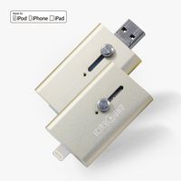 Eye Round iCirround Eye Serial iShowFast USB 3.0 / Lightning Connector Compatible Flash Memory 16GB LIA3023, Clear