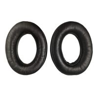 Sheepskin Replacement Ear Pads Earpads for Bose QuietComfort QC 2 15 25 35 Ear Cushion for QC2 QC15 QC25 QC35 SoundLink SoundTrue Around-Ear II AE2 (Black)