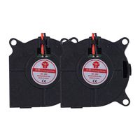 Anmbest 2PCS DC 24V 0.1A 4020 Silent Brushless Blower Radial Cooling Fan 2 pin Brushless 4CM Fans 40mm X 40mm X 20mm for Computer Case 3D Printers Parts