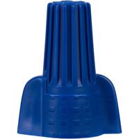 Morris Products Winged Twist Connectors - For Connecting Electrical Wiring - Flame Retardant Housing, Heavy Duty - Blue - Max: 1 #8 w/3 #10, Min: 2 #10 w/1 #12 Wire Combinations - Pack of 50