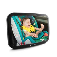 Baby Backseat Rear View Mirror AUTOMIO Baby Mirror for Car Adjustable Acrylic Rear View Baby Mirror with Clip and Sucker