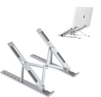 SAN LIKE Foldable Laptop Stand Laptop Riser,Ergonomic Tablet Holder with 6 Multi-Angle,Portable Carry Pouch for Laptop up to 15 Inches