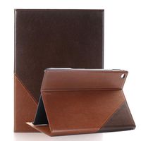 iPad Mini 1/iPad Mini 2/iPad Mini 3 Case, Shockproof PU Leather Folding Stand Smart Protective Case Cover with Sleep/Wake Function and Card Slots for iPad Mini 1/2/3 (iPad Mini 1/2/3, Dark Brown)