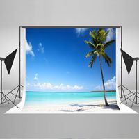 Kate 7x5ft Summer Beach Photo Backdrop Summer Photography Background Cloth Seamless Without Wrinkles