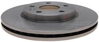 ACDelco 18A2822A Advantage Non-Coated Front Disc Brake Rotor