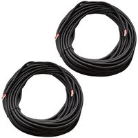 Seismic Audio - RW50 (2 Pack)- 50 Foot Raw Wire to Raw Wire Speaker Cable - 16 Guage - PA/DJ/Home Audio