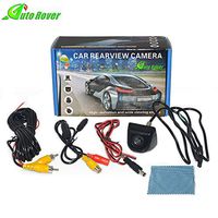 Auto Rover Car Rearview Backup Camera 170 Degree Wide Viewing Car Camera 1/4 Color CCD Imaging Chip HD Waterproof Night Vision Parking Assistance Reversing Camera (Black)
