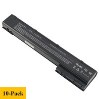 10-Pack 8 Cells Laptop Battery for HP EliteBook 8560w 8570w 8760w 8770w Mobile Workstation 632113-151 632425-001 632427-001 HSTNN-F10C HSTNN-I93C HSTNN-IB2P HSTNN-LB2P QK641AA VH08 VH08XL