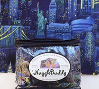 'NUGGLEBUDDY Microwaveable Moist Heat & Aromatherapy Organic Rice Pack for New York City Lovers! Cold Pack."MANHATTAN" with SPEARMINT EUCALYPTUS Aromatherapy!
