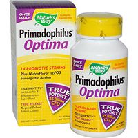 Nature's Way Primadophilus Optima 60 Vegetarian Capsules. Pack of 4